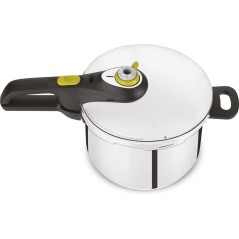 Tefal Secure 5 Neo Pressure Cooker - Stylish Black, Green & Silver | Fast, Safe & Efficient Cooking!